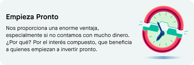 El tiempo juega a tu favor a la hora de invertir