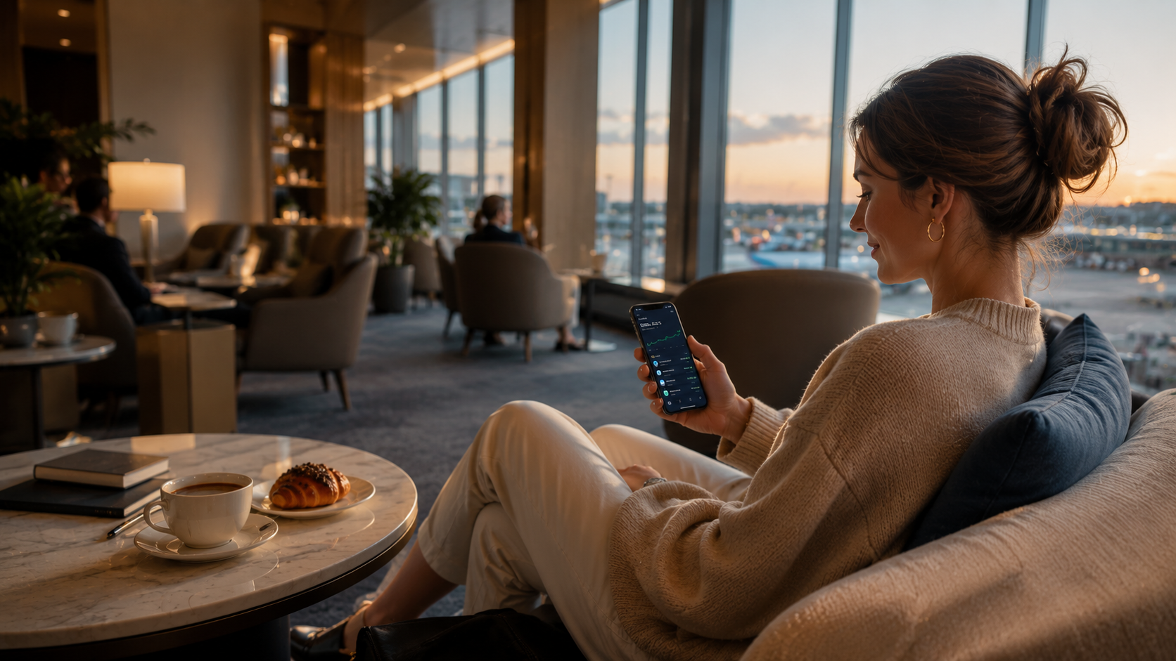 Flying Blue airport lounge